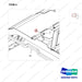 A452873 Hood Gp - parts diagram, item 4 shown - genuine Doosan / Bobcat forklift part