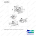 A452912 OPERATOR CELL GROUP - full parts diagram, item 16-02 marked - genuine Doosan / Bobcat forklift part