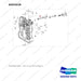 A453418 HOUSING ASSY - full parts diagram, item 12 marked - genuine Doosan / Bobcat forklift part