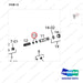 A453419 Gear Box Housing Gp - parts diagram, item 13 shown - genuine Doosan / Bobcat forklift part