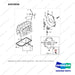 A453656 ENGINE;OIL PAN & REAR PLATE GP - full parts diagram, item 20 marked - genuine Doosan / Bobcat forklift part