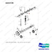 A453739 CASE GROUP;TIMING - full parts diagram, item 10 marked - genuine Doosan / Bobcat forklift part