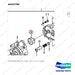 A453790 PUMP,INJECTION;OIL PUMP - parts diagram, item 4 shown - genuine Doosan / Bobcat forklift part