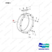 A453991 Flywheel Gp - full parts diagram, item 1 marked - genuine Doosan / Bobcat forklift part