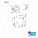 A454062 Cabin Gp-For Aircon. - full parts diagram, item 13 marked - genuine Doosan / Bobcat forklift part
