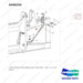 A456234 LINE GROUP,ATTACHMENT;SEC-3WAY(RH) - parts diagram, item 1 shown - genuine Doosan / Bobcat forklift part