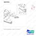 A457014 PLATE,FLOOR;GROUP - parts diagram, item 21 shown - genuine Doosan / Bobcat forklift part