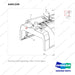 A461249 Hood Assy-OCD Type Brake - parts diagram, item 7 shown - genuine Doosan / Bobcat forklift part