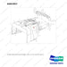 A461957 HOOD ASSY;D110/130,ODB - full parts diagram, item 13 marked - genuine Doosan / Bobcat forklift part