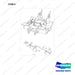 A462100 SUPPORT ASSY;SAFETY BAR - full parts diagram, item 8 marked - genuine Doosan / Bobcat forklift part