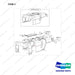 A462226 Hood Ass'y-Shoe Type Brake - full parts diagram, item 3 marked - genuine Doosan / Bobcat forklift part