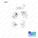 A462380 Floor Plate Gp-Shoe Type Brake - full parts diagram, item 7 marked - genuine Doosan / Bobcat forklift part