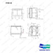 A462411 Cabin Ass'y - full parts diagram, item 36 marked - genuine Doosan / Bobcat forklift part