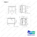 A462417 Cabin Ass'y - full parts diagram, item 11 marked - genuine Doosan / Bobcat forklift part