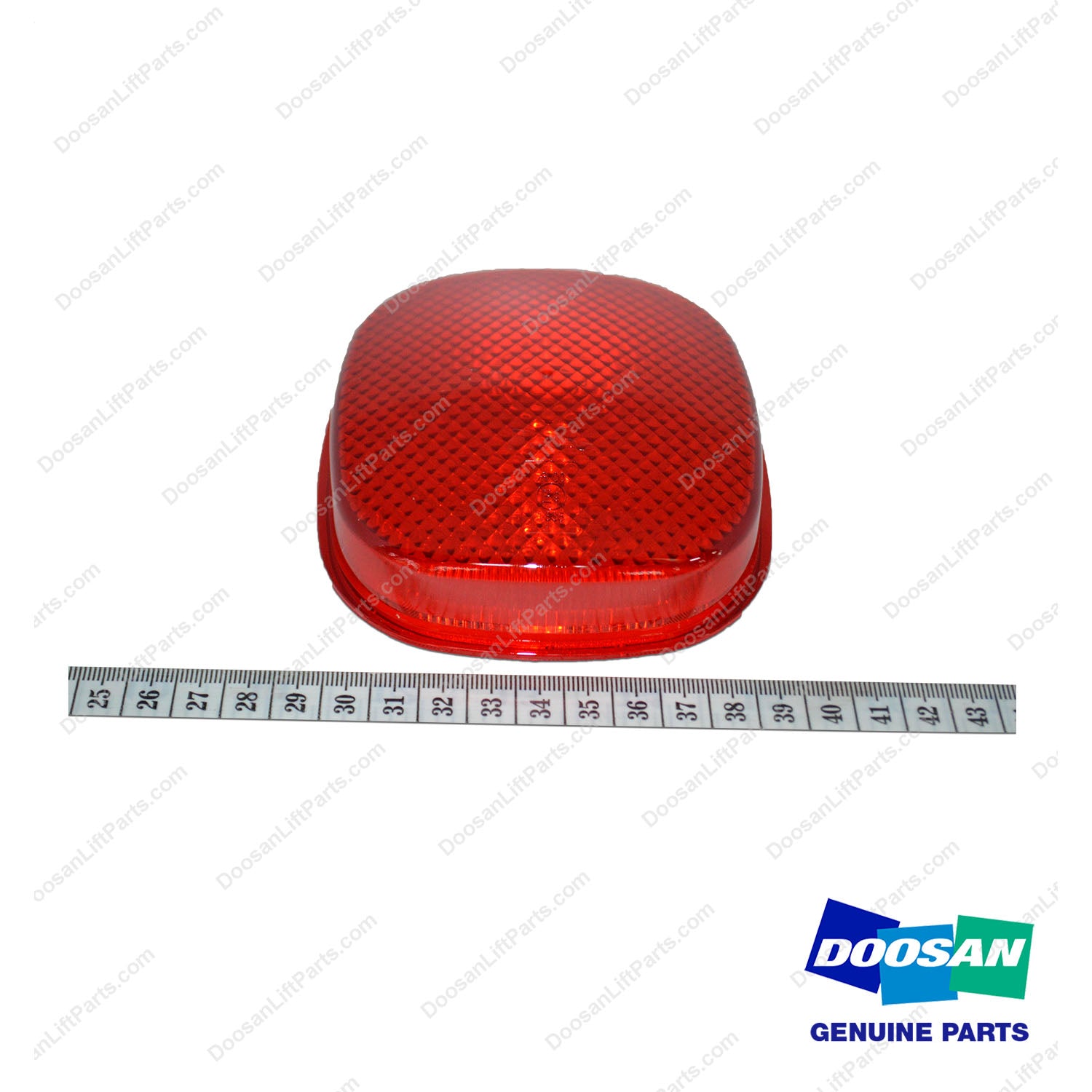 Cover,Lamp;rear, Red - Doosan Forklift Part A462701
