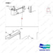 A463502 Radiator Assy-Shoe Type Brake - parts diagram, item 1 shown - genuine Doosan / Bobcat forklift part