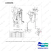 A466205 LINE GROUP,ATTACHMENT;3WAY - full parts diagram, item 22 marked - genuine Doosan / Bobcat forklift part