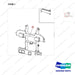 A466207 SIDE SHIFTER, FFT,INT,STANDARD for DOUBLE - parts diagram, item 1 shown - genuine Doosan / Bobcat forklift part