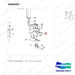 A466392 LINES GP-ATT(4WAY) - parts diagram, item 21 shown - genuine Doosan / Bobcat forklift part