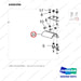 A466396 LINES GP-ATT(4WAY) - parts diagram, item 22 shown - genuine Doosan / Bobcat forklift part