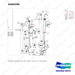 A466398 MOUNT GROUP;LIFT,FFT 4.0M - parts diagram, item 6 shown - genuine Doosan / Bobcat forklift part