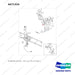 A471324 STEERING GROUP - full parts diagram, item 9 marked - genuine Doosan / Bobcat forklift part