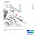 A471373 HOSE ASSY,HYDRAULIC;FINGERTIP,3WAY - parts diagram, item 19 shown - genuine Doosan / Bobcat forklift part