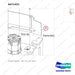 A471431 MOUNT GROUP - parts diagram, item 6 shown - genuine Doosan / Bobcat forklift part