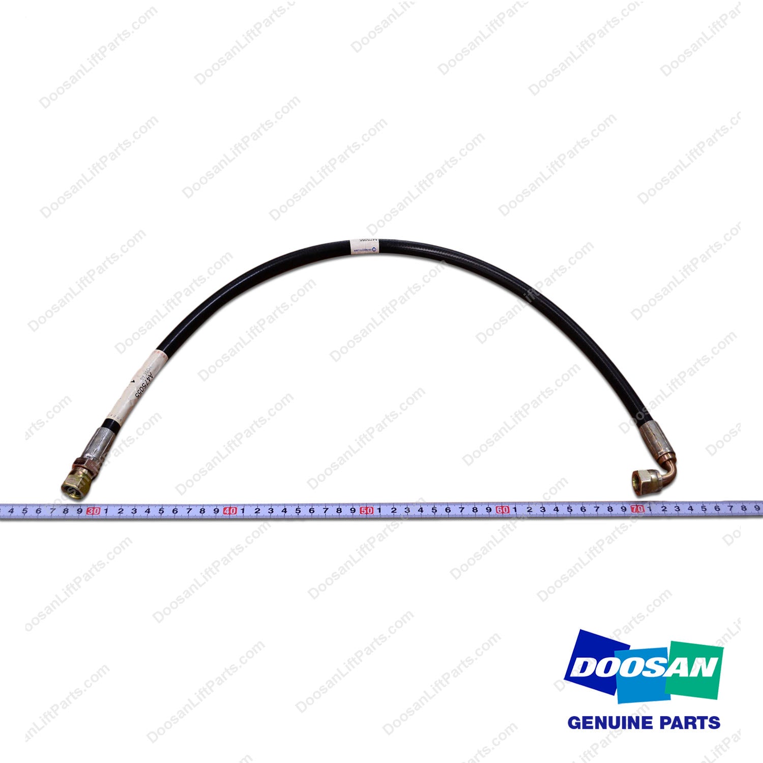 Hose ASSY;90ELBOW-Straight - Doosan Forklift Part A475055