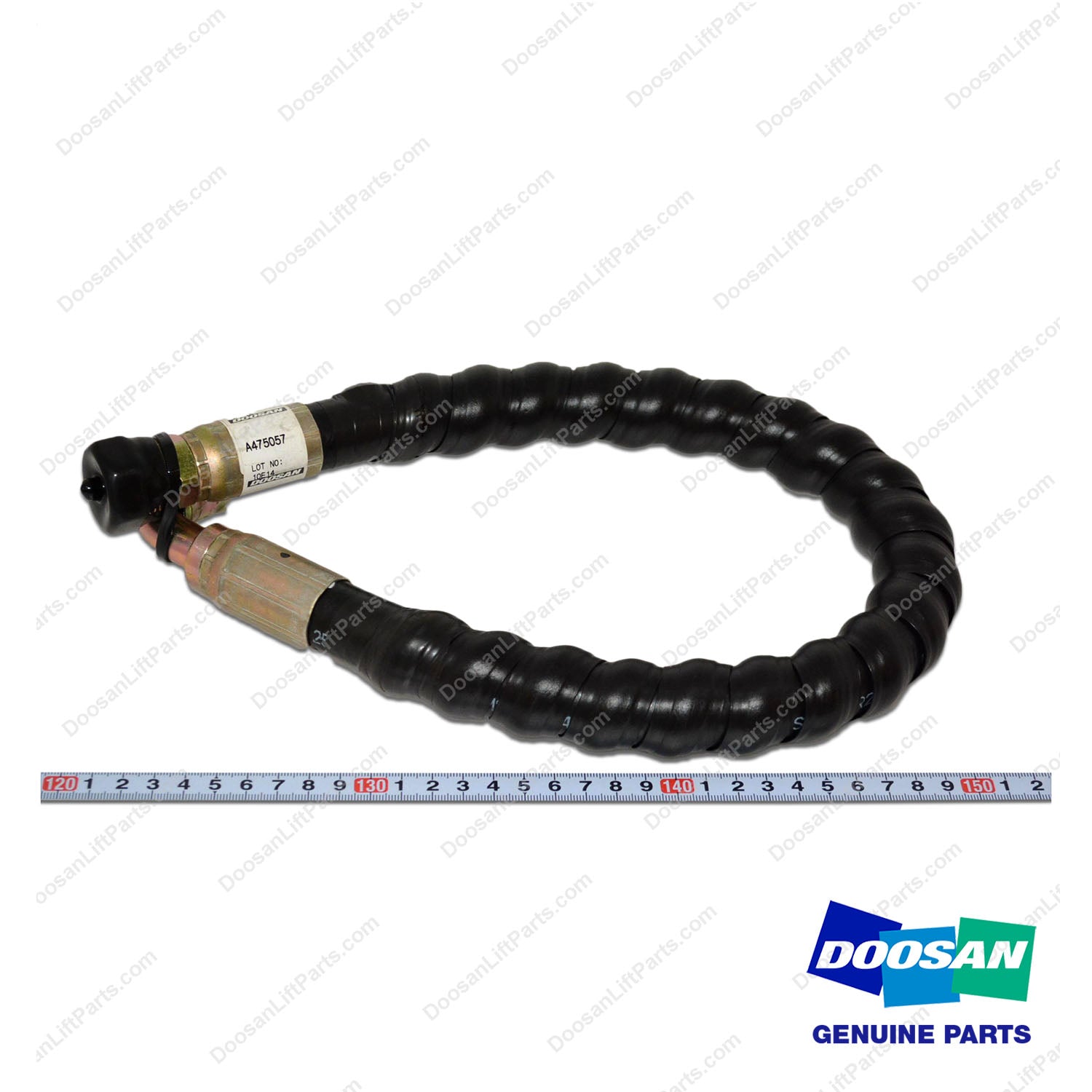 Hose Assy;straight-90ELBOW - Doosan Forklift Part A475057