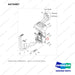 A475087 VALVE ASSY,HYDRAULIC - full parts diagram, item 1 marked - genuine Doosan / Bobcat forklift part
