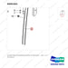 A501441 GUARD GROUP,OVERHEAD;DRIVE IN RACK(83") - parts diagram, item 2 shown - genuine Doosan / Bobcat forklift part