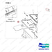 A501598 Floor Plate Gp - parts diagram, item 5 shown - genuine Doosan / Bobcat forklift part