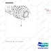 A503050 Transaxle Ar - parts diagram, item 4 shown - genuine Doosan / Bobcat forklift part