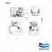 A504315 Wiring Gp-Fingertip - 80V - full parts diagram, item 1 marked - genuine Doosan / Bobcat forklift part