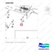 A581395 CH/OV AR.;SLIO - parts diagram, item 22 shown - genuine Doosan / Bobcat forklift part
