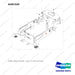 A581540 PANEL;GROUP,OUTER - full parts diagram, item 2 marked - genuine Doosan / Bobcat forklift part