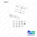 A583046 AXLE,DRIVE;L/H - full parts diagram, item 12 marked - genuine Doosan / Bobcat forklift part