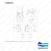 A586312 SHEAVE GROUP;RELAY;FFL - full parts diagram, item 2 marked - genuine Doosan / Bobcat forklift part
