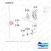 A586312 SHEAVE GROUP;RELAY;FFL - parts diagram, item 2 shown - genuine Doosan / Bobcat forklift part