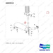 A603515 Muffler Gp - parts diagram, item 1 shown - genuine Doosan / Bobcat forklift part