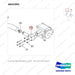 A641092 Lines Gp-Mast Operating ,Curtis - parts diagram, item 18 shown - genuine Doosan / Bobcat forklift part