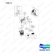 A641735 Control Gp-Brake - full parts diagram, item 13 marked - genuine Doosan / Bobcat forklift part