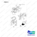 A641849 Panel Gp - Outer - full parts diagram, item 13 marked - genuine Doosan / Bobcat forklift part