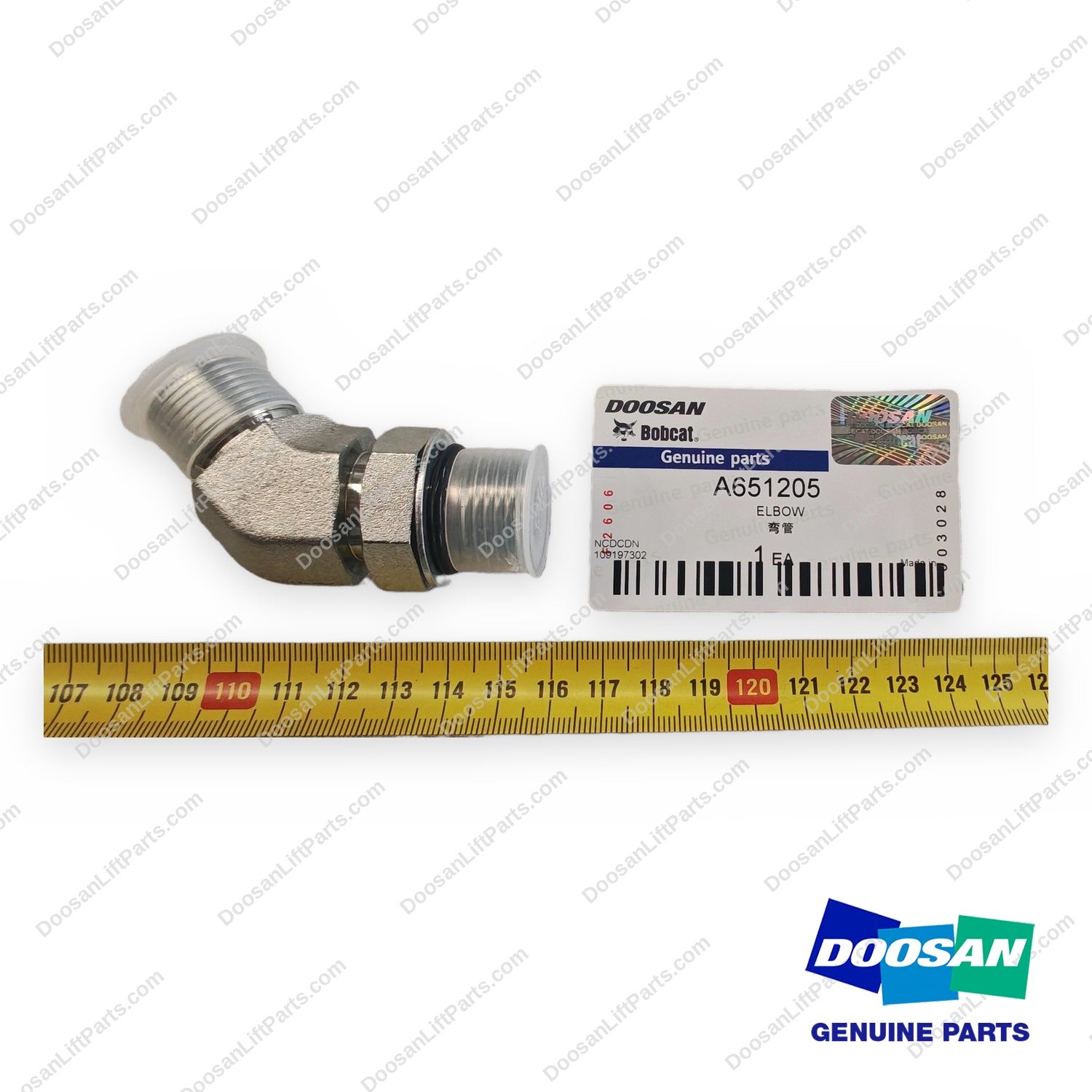 A651205 - Elbow - OEM Doosan Daewoo Bobcat