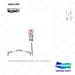 A661389 COLUMN ASSY;STEERING COLUMN - parts diagram, item 7 shown - genuine Doosan / Bobcat forklift part