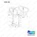 AC106 HPT28 HAND PALLET TRUCK - HANDLE - full parts diagram, item 106 marked - genuine Doosan / Bobcat forklift part