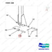 AC108 HPT28 HAND PALLET TRUCK - HANDLE - parts diagram, item 108 shown - genuine Doosan / Bobcat forklift part