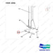 AC109A HPT28 HAND PALLET TRUCK - HANDLE - parts diagram, item 109A shown - genuine Doosan / Bobcat forklift part