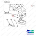 AC213 HPT28 HAND PALLET TRUCK - FRAME - parts diagram, item 213 shown - genuine Doosan / Bobcat forklift part